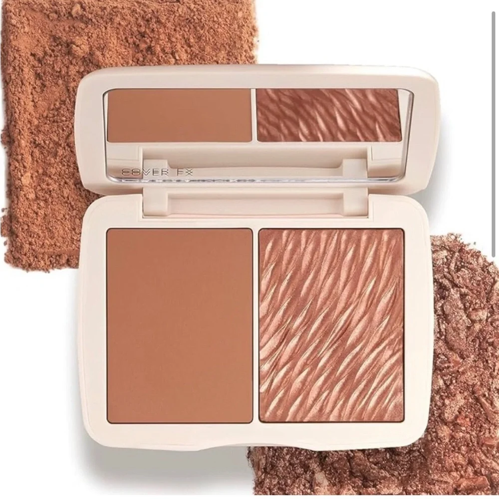Cover FX Monochromatic Bronzer duo matte +shimmer sun kissed bronze NEW